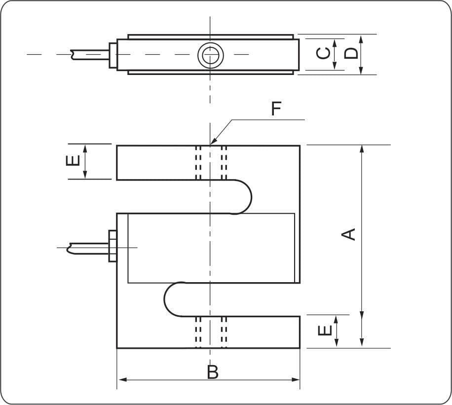 S type load cell load cell type s